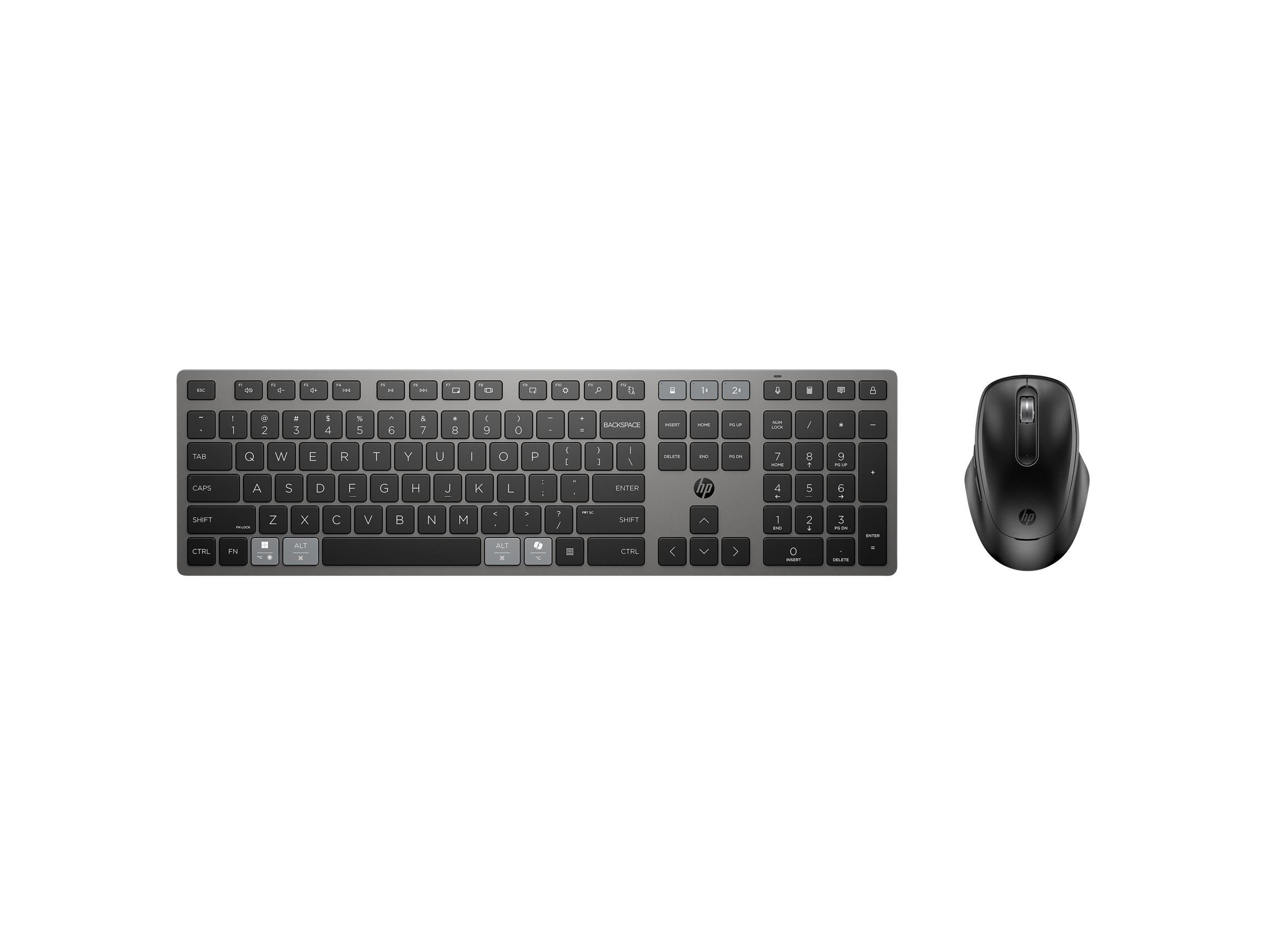 HP 720 Dual-Mode Wireless Keyboard and Mouse Combo - Vorderansicht