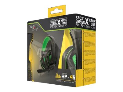 LEXIP X STEELPLAY Wired Headset HP45 Black/Green XboxX - Verpackung