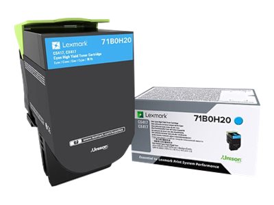 LEXMARK High Yield Cyan Toner Verpackung