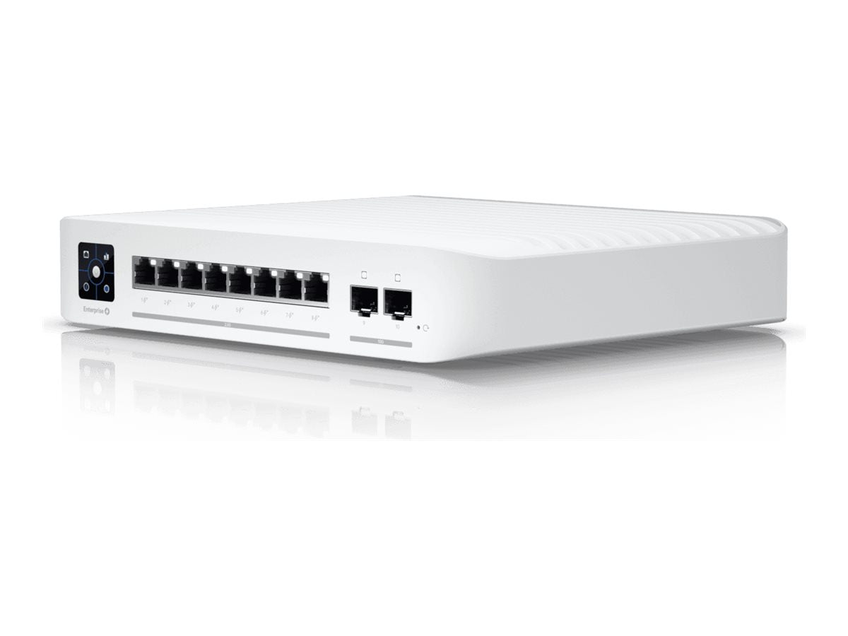 UBIQUITI USW-PRO-8-POE 120W UNIFI 8 PORT GBE POE++ SWITCH - Vorderansicht