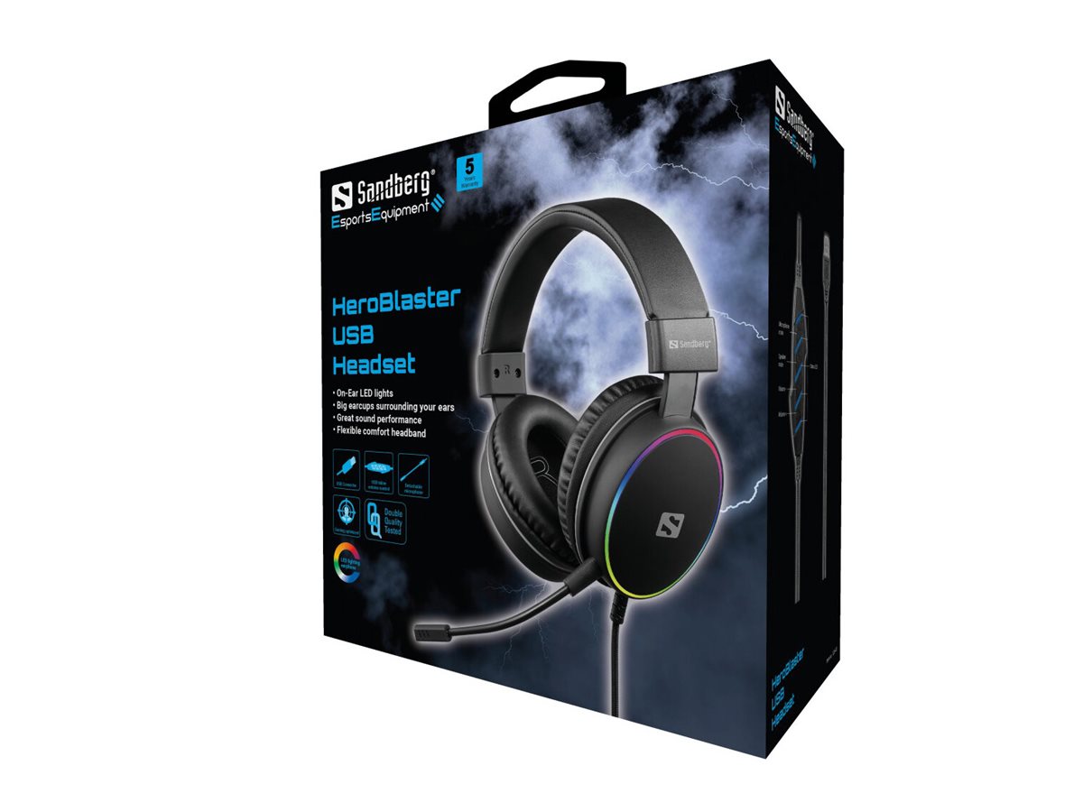 SANDBERG HeroBlaster USB Headset Vorderansicht