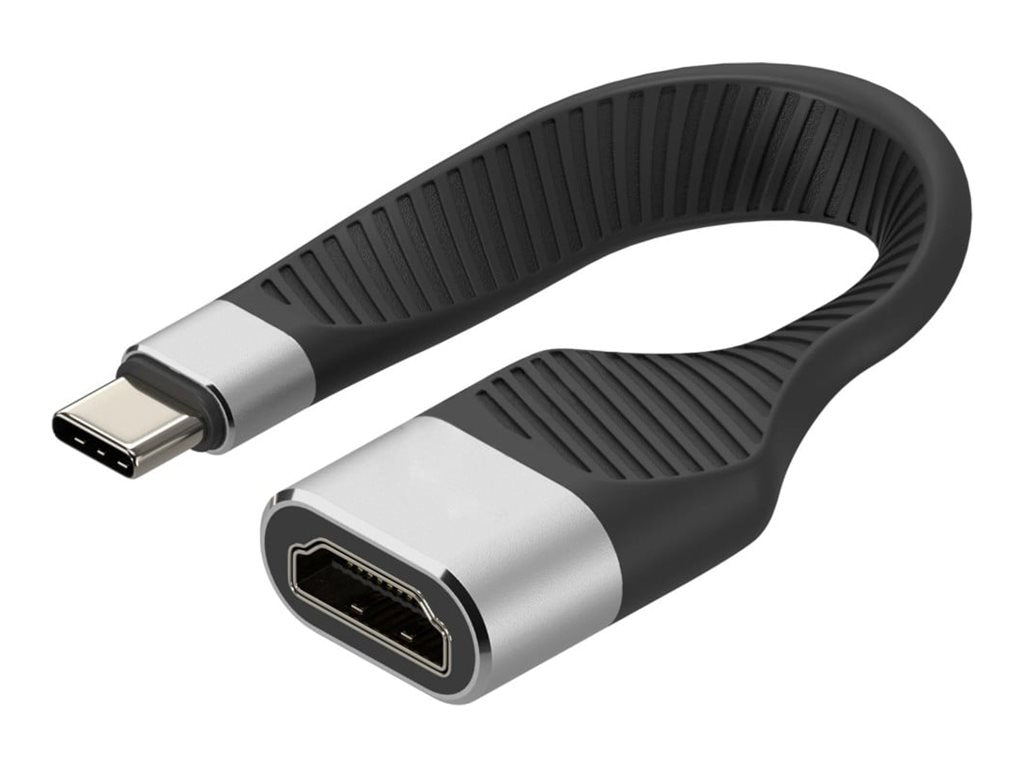 TECHLY ICOC-USBC-FL-HD4K Adapterkabel USB C auf HDMI Vorderansicht