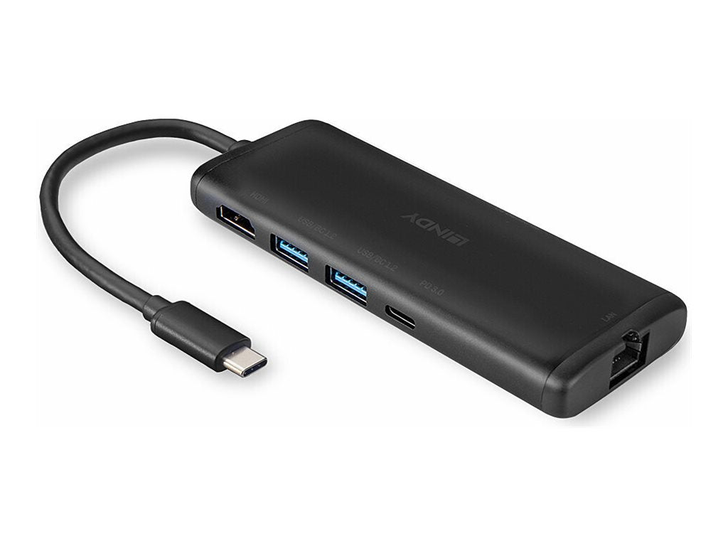 LINDY USB 3.2 Typ C Laptop Mini Dock Detailansicht