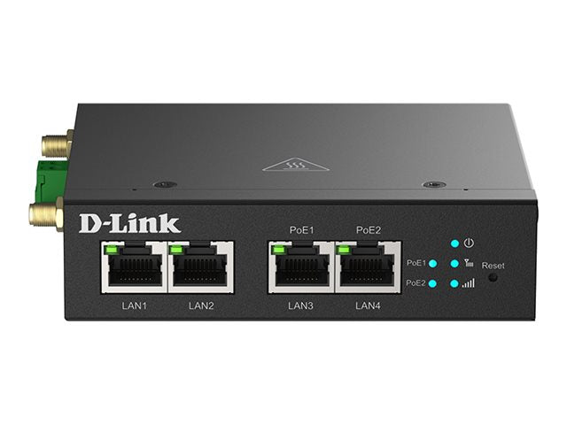 D-LINK DWM-314-TP 4G LTE M2M VPN PoE+ Router Vorderansicht