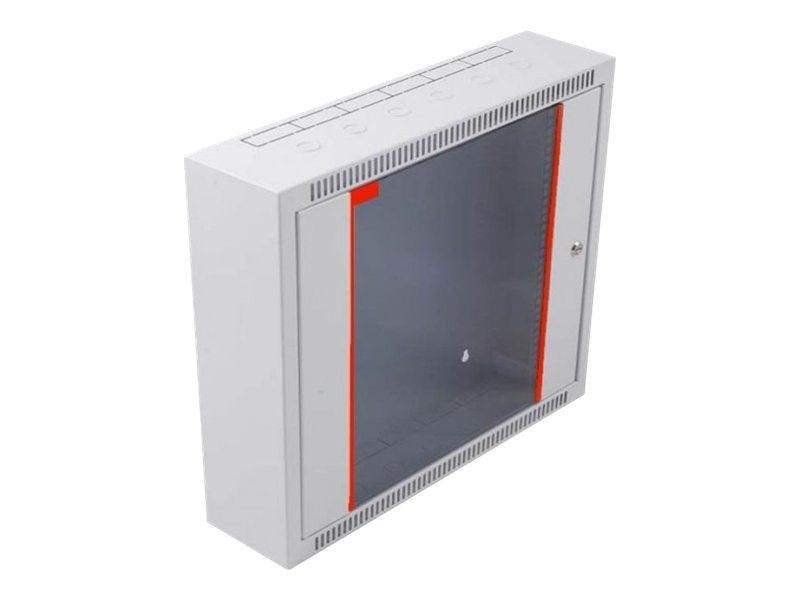 EFB Techly 48,26cm 19Zoll flacher Wandregalschrank 12HE Vorderansicht