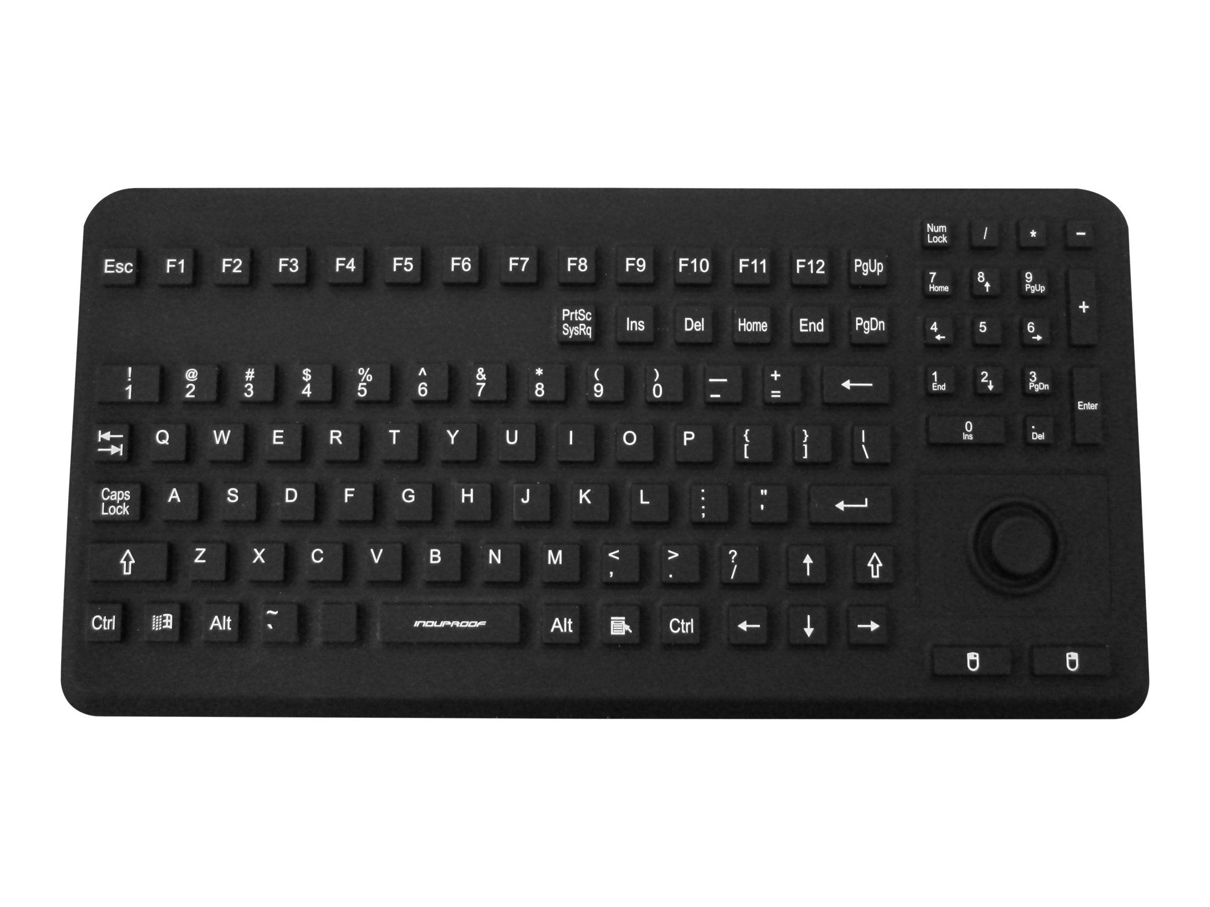 GETT InduProof Advanced Silikon Tastatur IP68 Vorderansicht