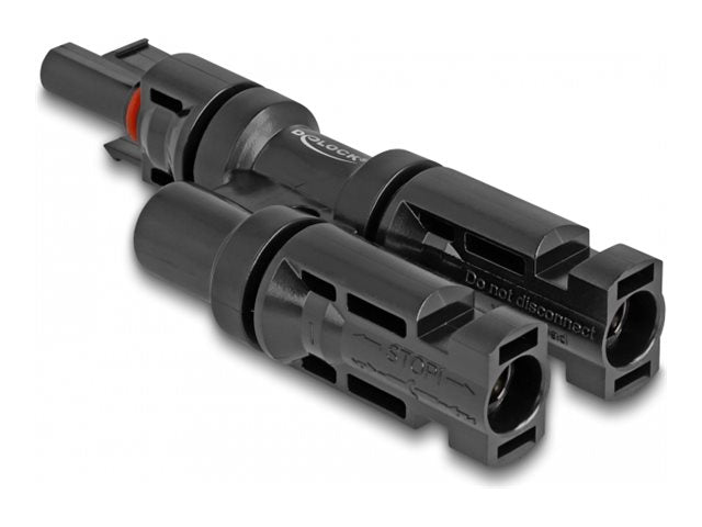 DELOCK DL4 Solar Konnektor 1 x Buchse zu 2 x Stecker - Vorderansicht