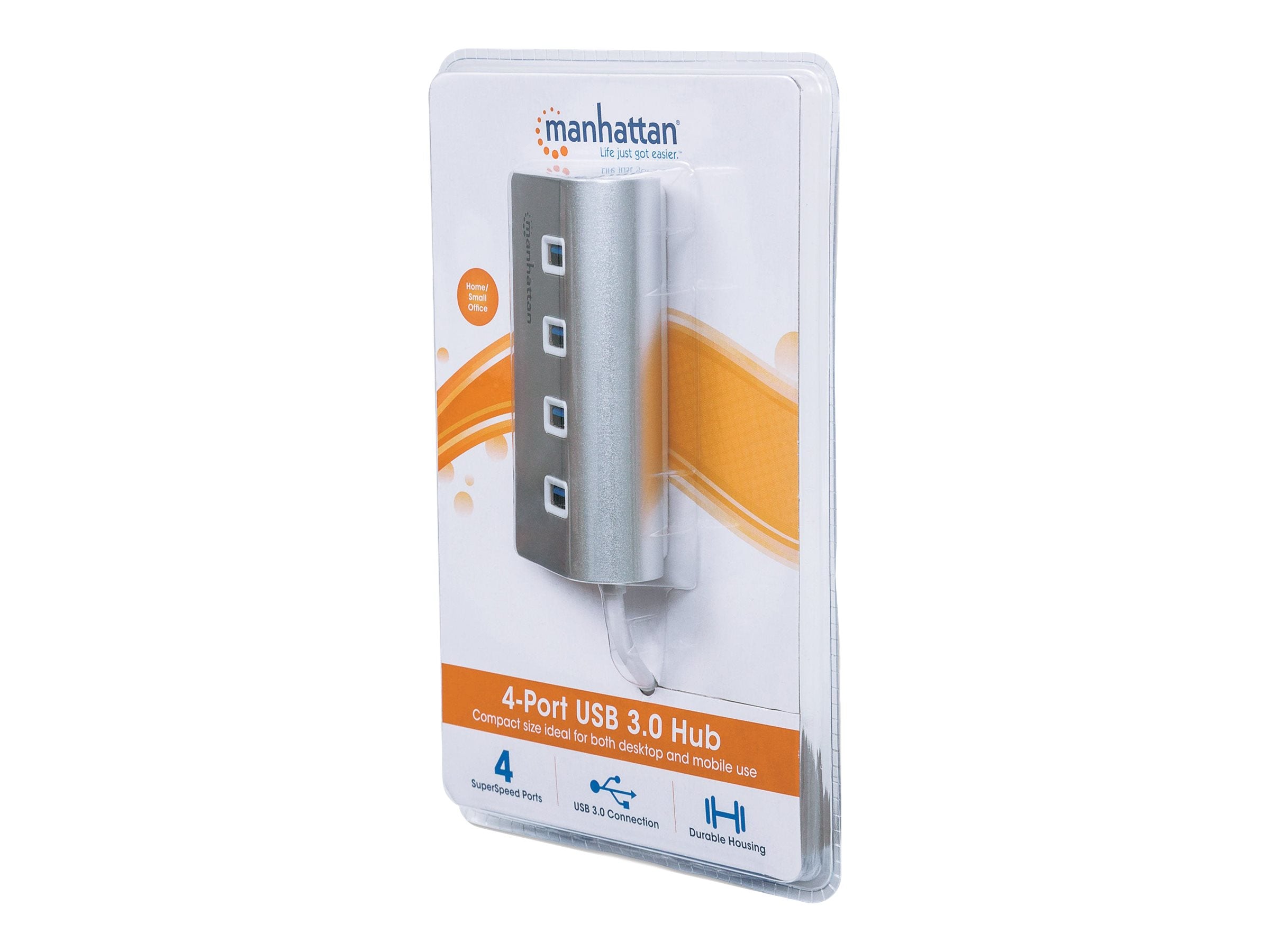 MANHATTAN 4-Port USB 3.0 Hub Vorderansicht