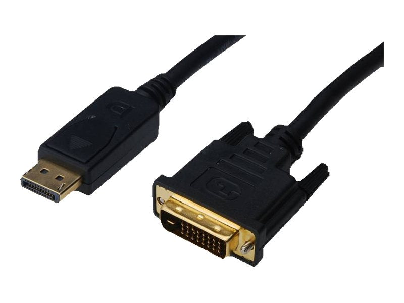 DIGITUS DisplayPort Adapterkabel DP - DVI 24+1 St/St 2.0m Vorderansicht