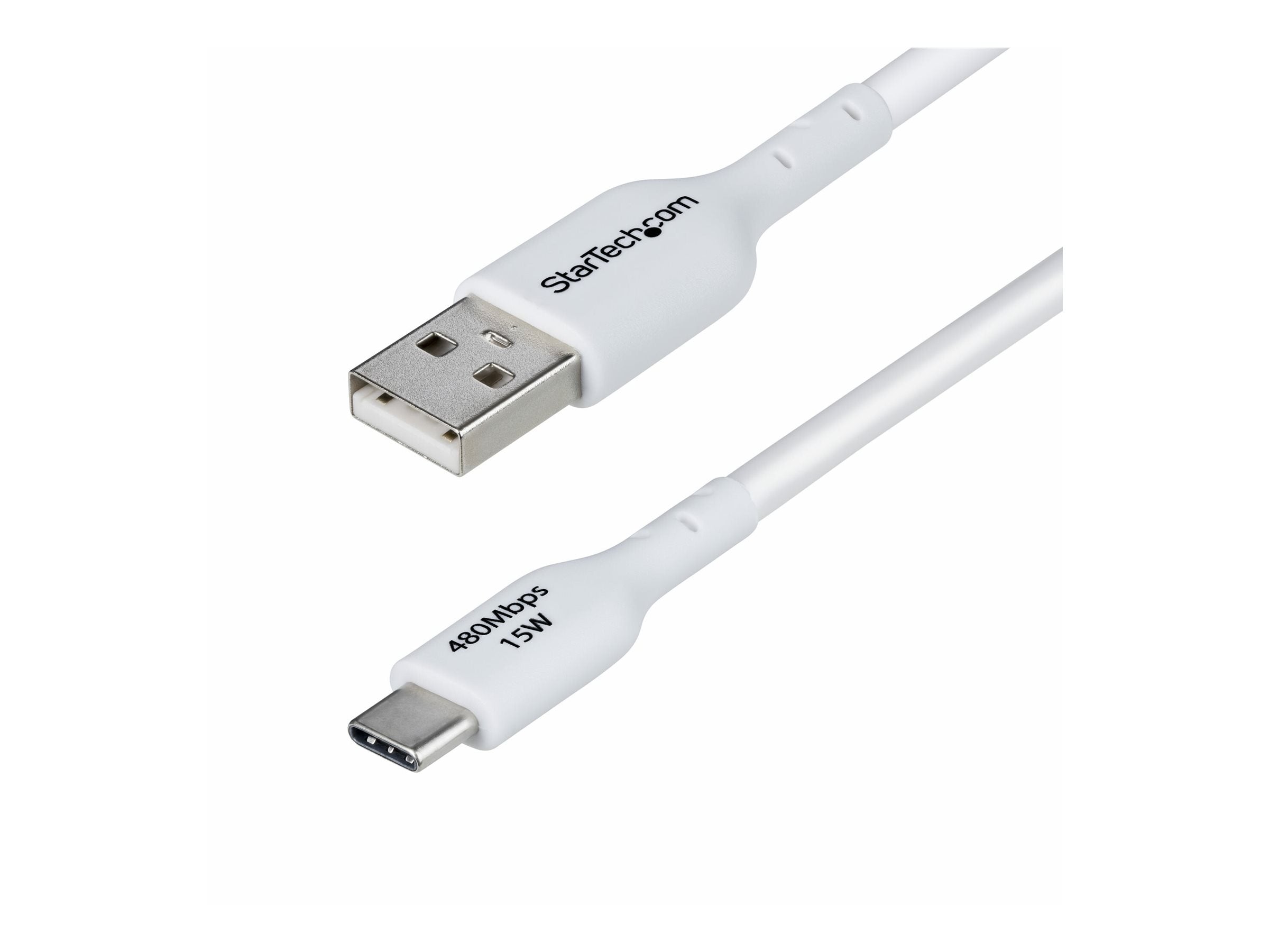 STARTECH.COM 3m USB-A auf USB-C Ladekabel USB-A auf Typ-C Ladekabel 3A Schnellladekabel USB 2.0 Datenubertragung Weiss