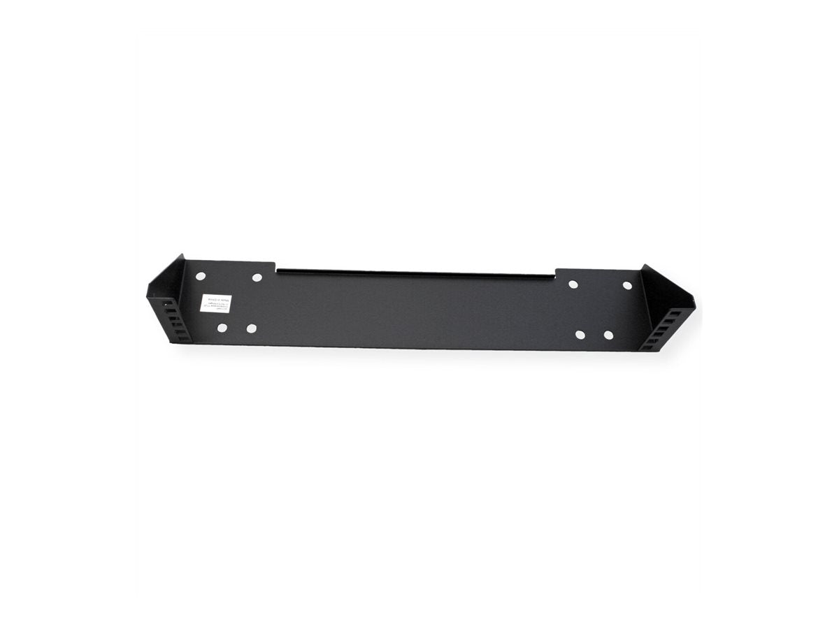 VALUE 19-Wand-/Untertischhalterung 2 HE schwarz - Montagebeispiel