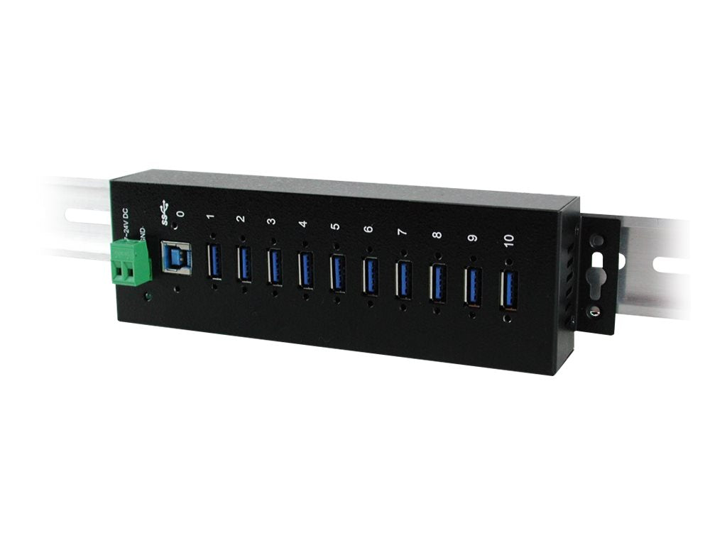 EXSYS EX-1110HMVS 10 Port USB 3.2 Gen1 HUB Vorderansicht