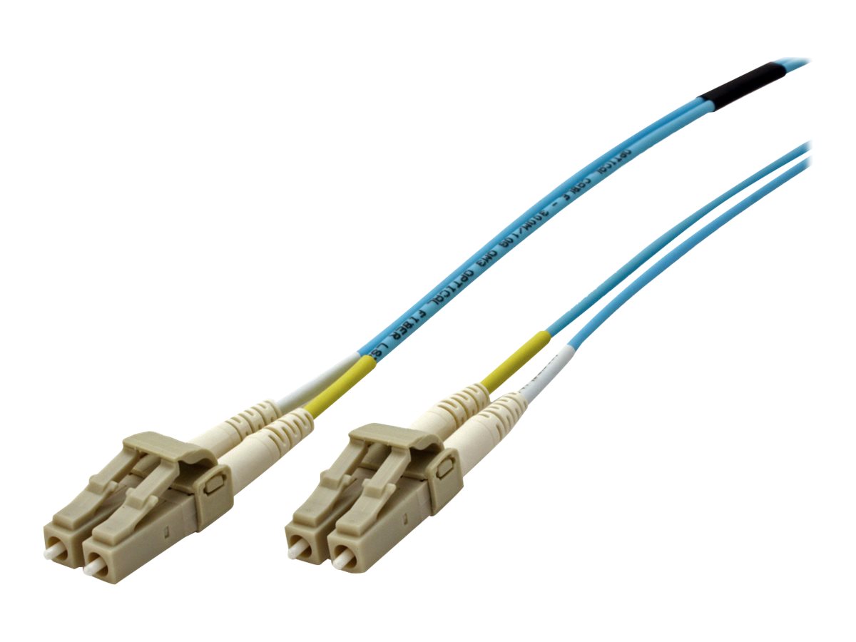 ROLINE LWL-Kabel 50/125um OM3 LC/LC Low-Loss-Stecker türkis 1m - Verpackung
