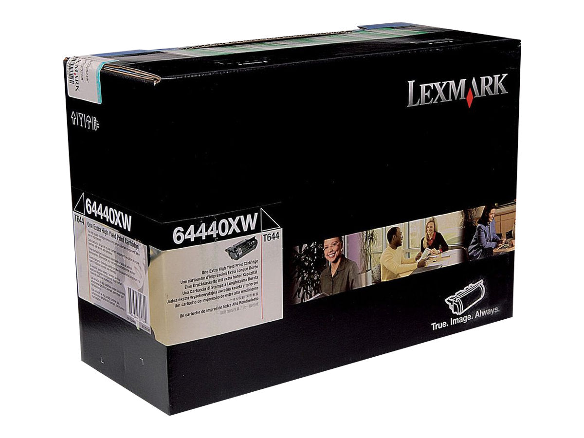 LEXMARK T644 Toner schwarz Vorderansicht