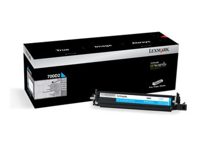 LEXMARK 700D2 Entwickler cyan Standardkapazität im Einsatz