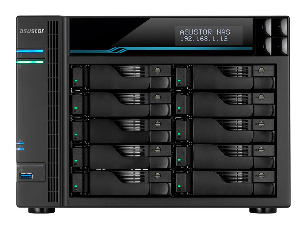 ASUSTOR NAS 10-BAY LOCKERSTOR 10 PRO XEON E-2224 Detailansicht