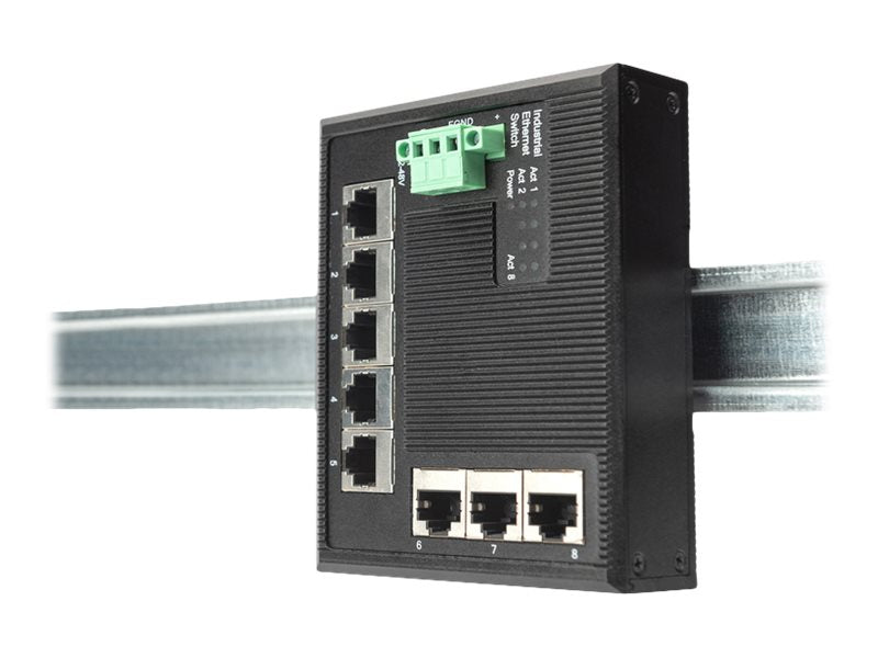 DIGITUS N-651126 Industrial 5-Port Gigabit Flat Switch Verpackung