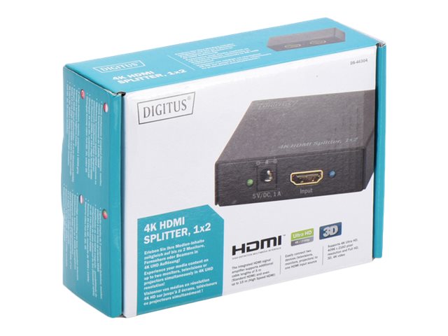 DIGITUS 4K HDMI Splitter 1x2 Verpackung