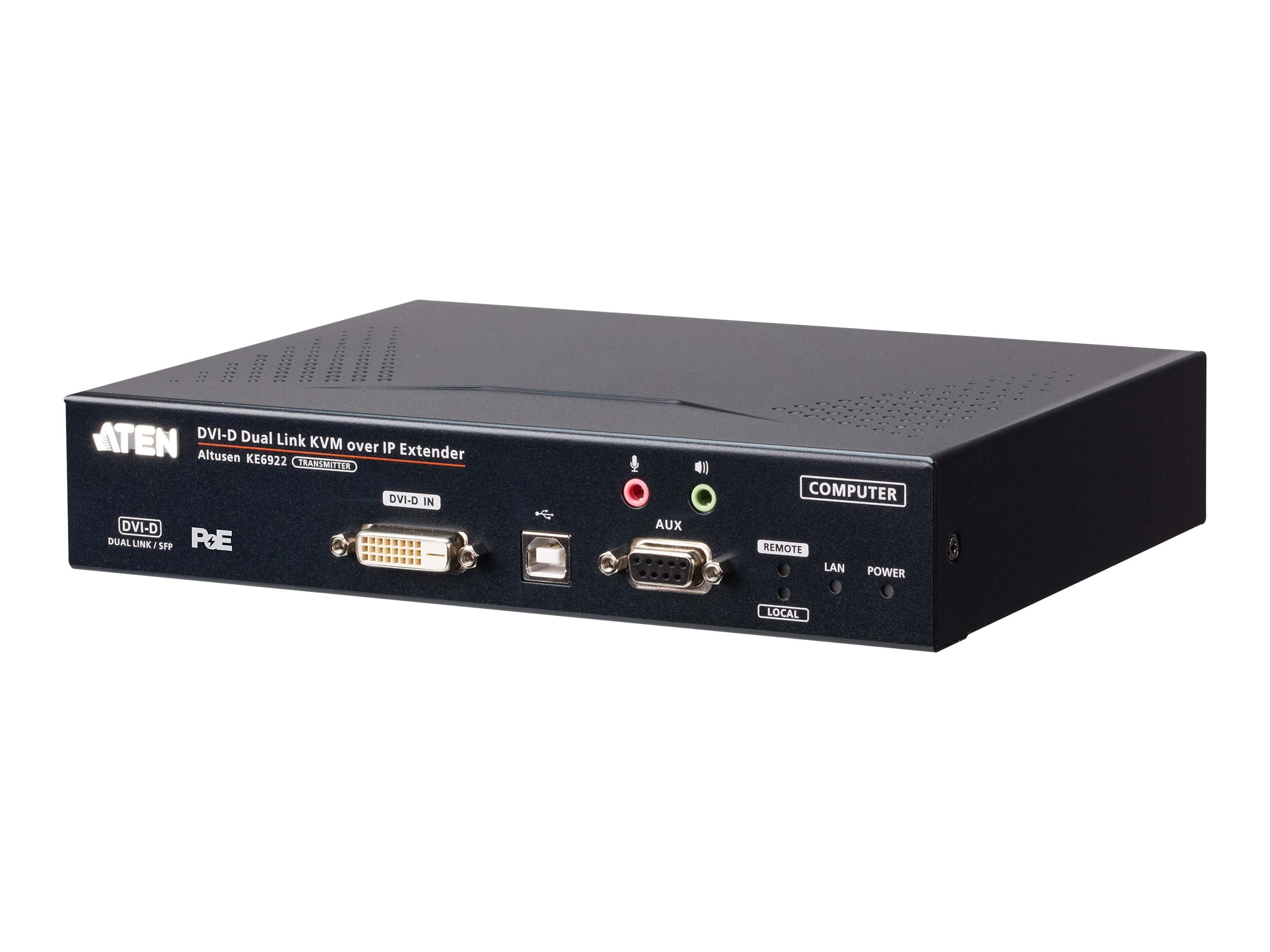 ATEN KE6922T 2K DVI-D Dual Link KVM Over IP Sender Verpackung