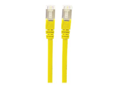 INTELLINET Cat6aPro Kabel Cat7 Rohkabel 7,5m gelb RJ45 - Anschlussansicht