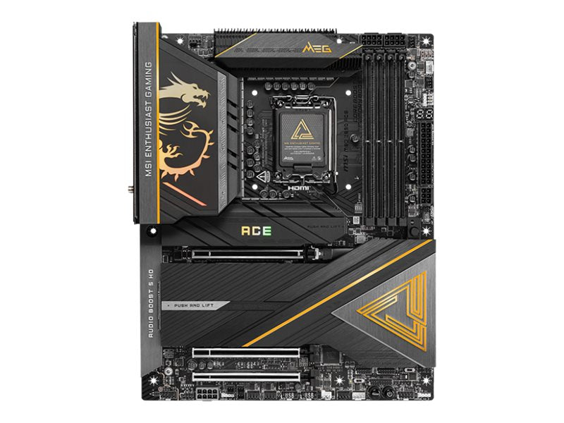 MSI MEG Z890 ACE LGA1851 Motherboard Vorderansicht