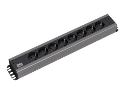 BACHMANN Handwerkerleiste 8x Schutzkontakt Vorderansicht
