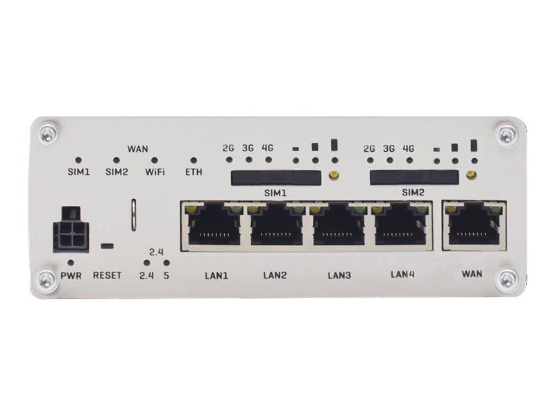 TELTONIKA NETWORKS RUTX12 DUAL SIM 4G/LTE Router Vorderansicht