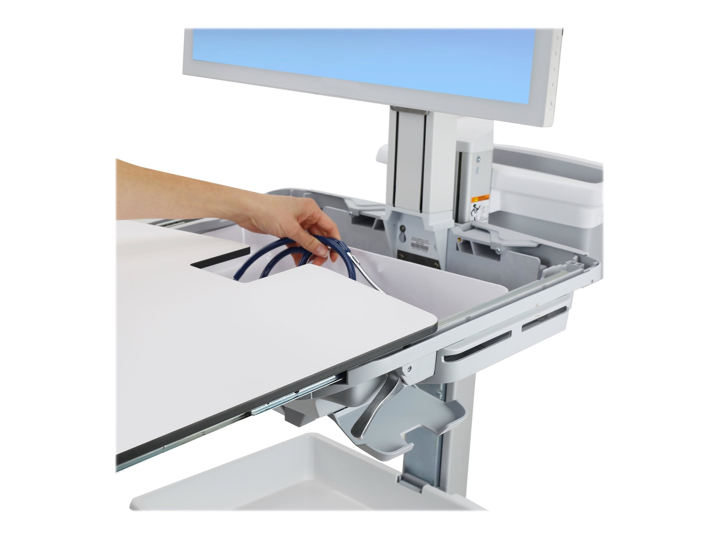 ERGOTRON StyleView-Wagen Seitenansicht