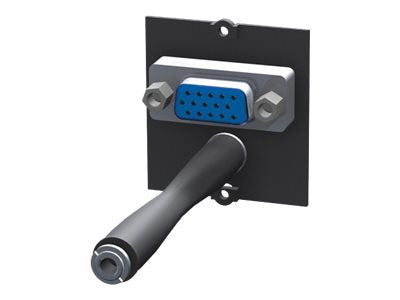 BACHMANN Modul 1xVGA 3,5mm Audio Buchse - Vorderansicht