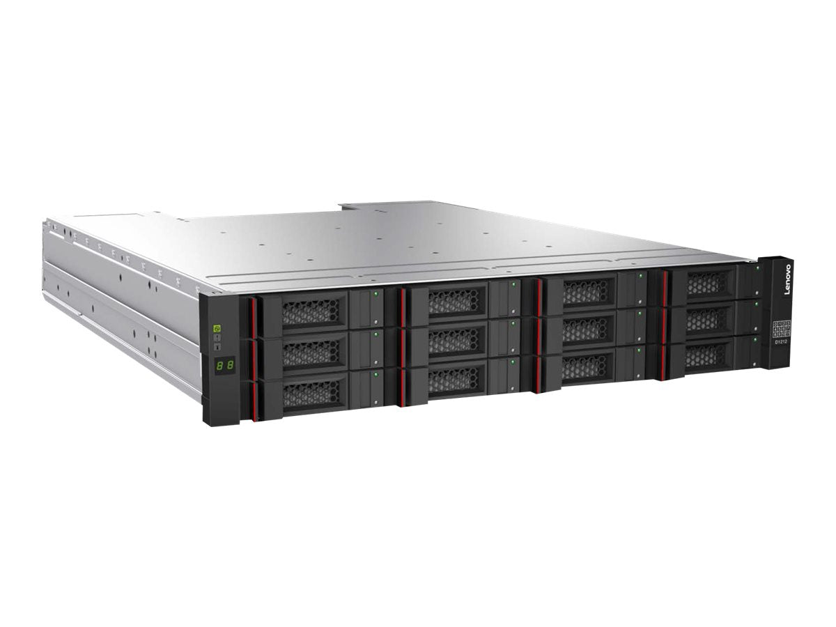 Vorderansicht des LENOVO ISG Storage D1212 Drive Enclosure