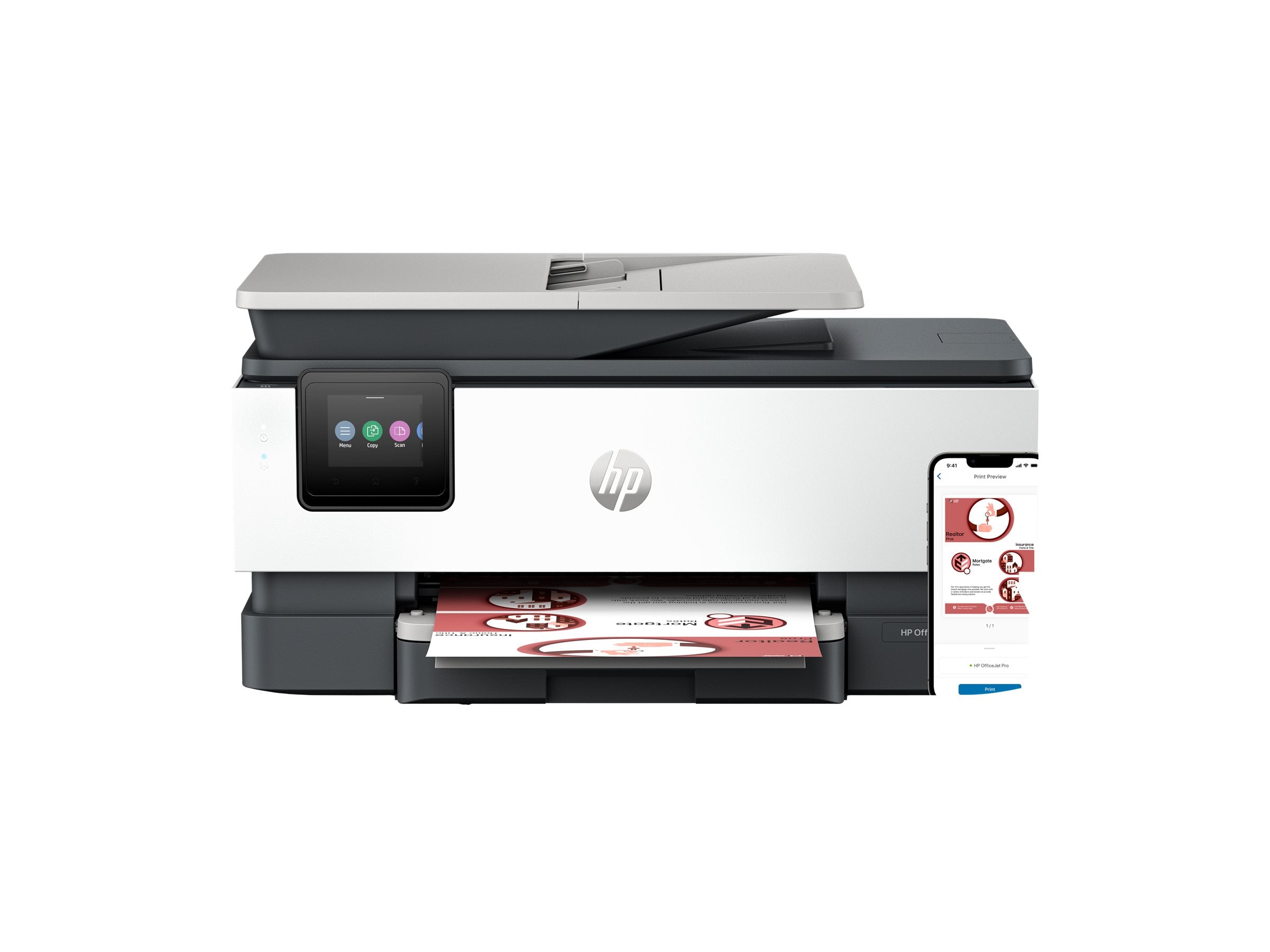 HP Officejet Pro 8132e Multifunktionsdrucker Vorderansicht