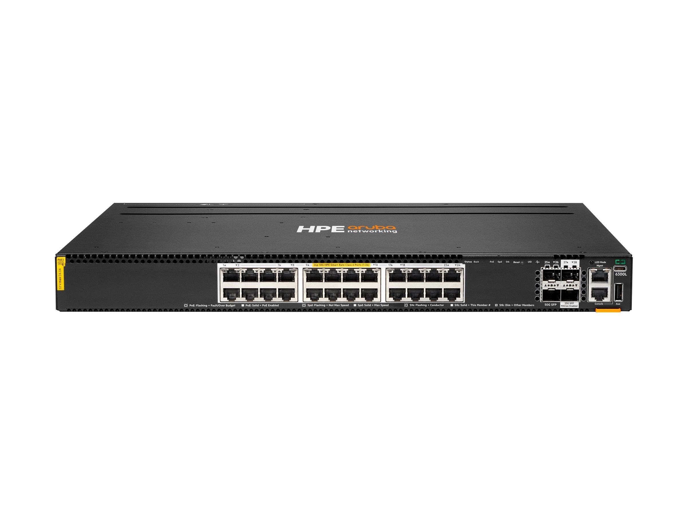 ARUBA HPE Aruba Networking 6300L 24p Switch Detailansicht