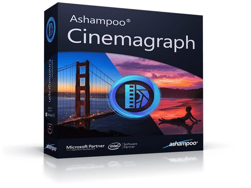 ASHAMPOO Cinemagraph Software Vorderansicht