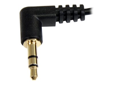 STARTECH.COM 1 ft Slim 3.5mm to Right Angle Stereo Audio Cable - Anschlussansicht