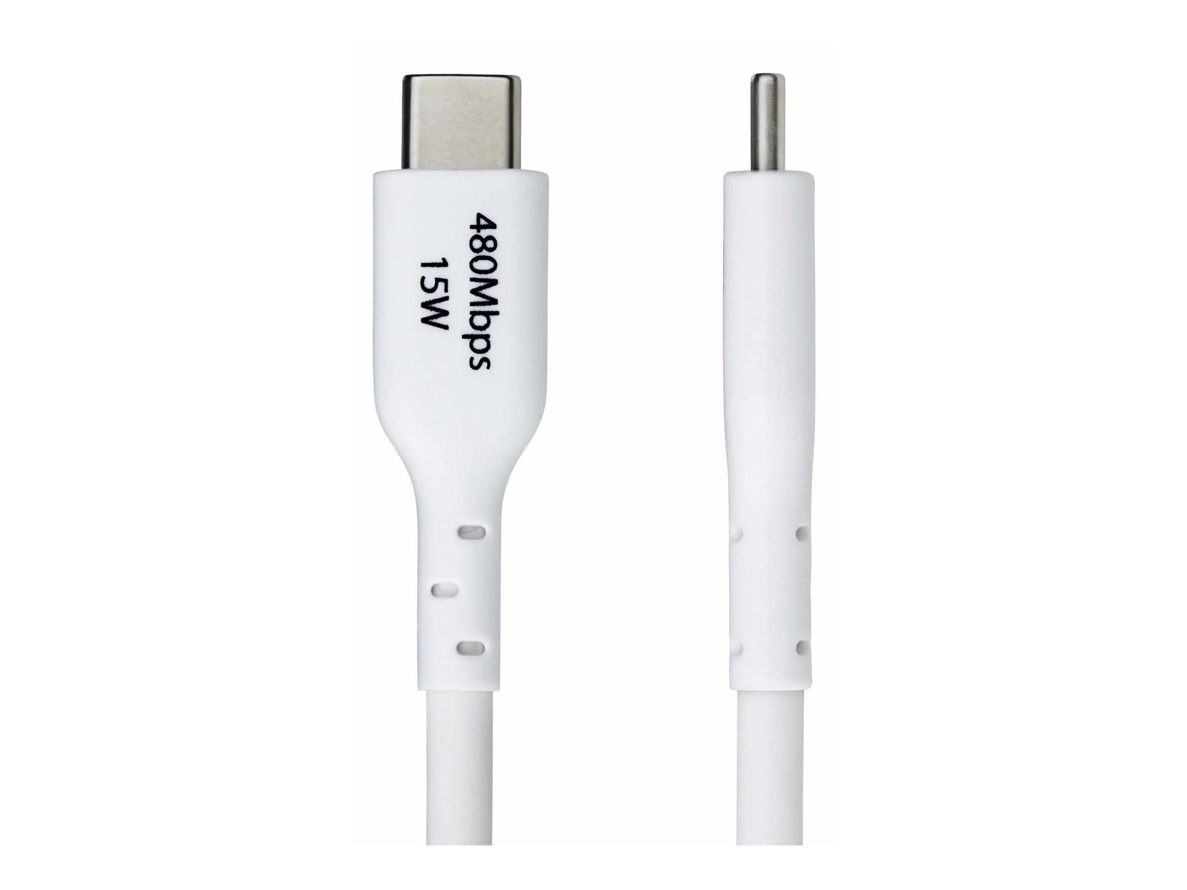 STARTECH.COM 3m USB-A auf USB-C Ladekabel USB-A auf Typ-C Ladekabel 3A Schnellladekabel USB 2.0 Datenubertragung Weiss