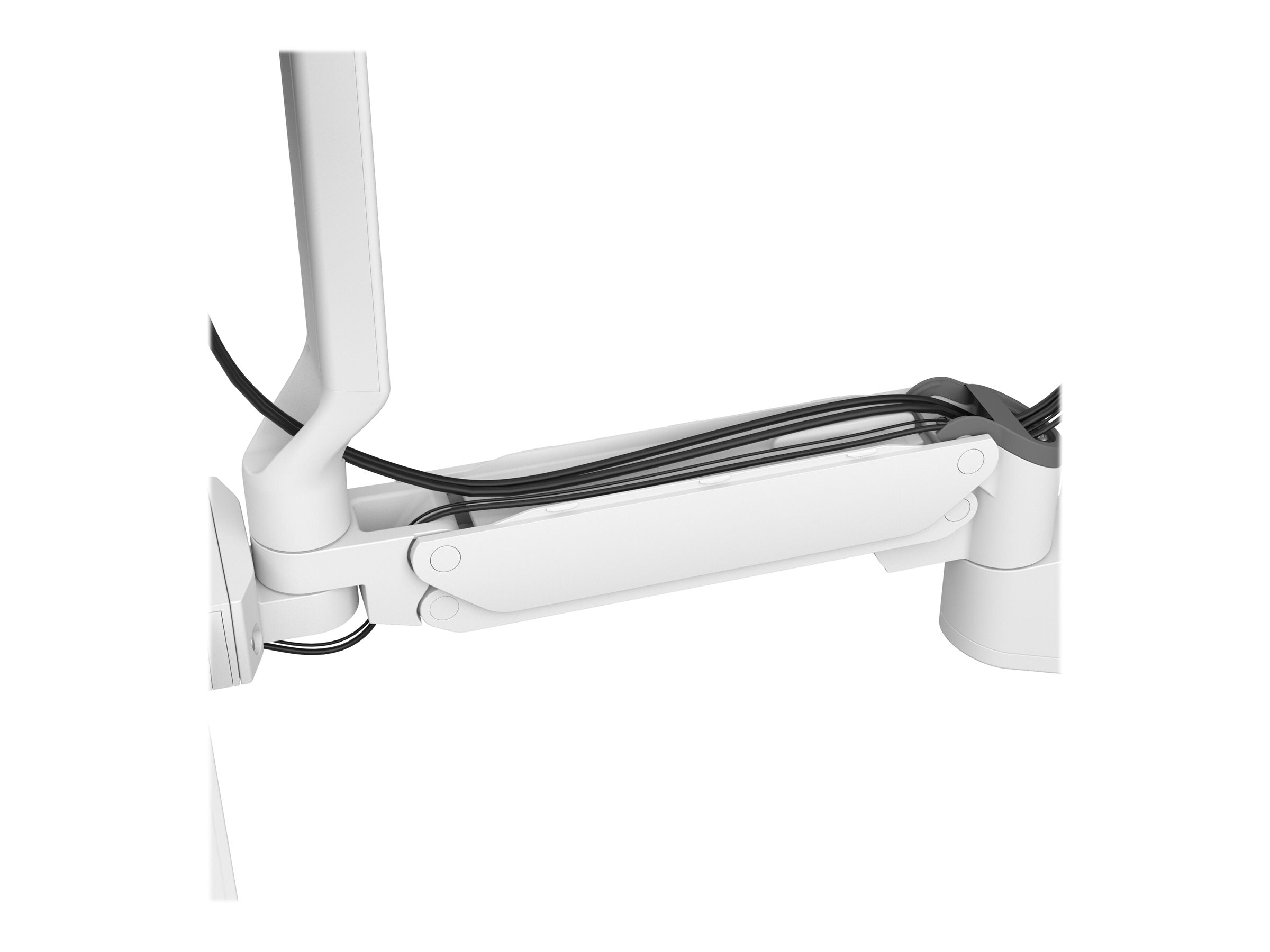 ERGOTRON CareFit Combo Arm mit Worksurface - Seitenansicht