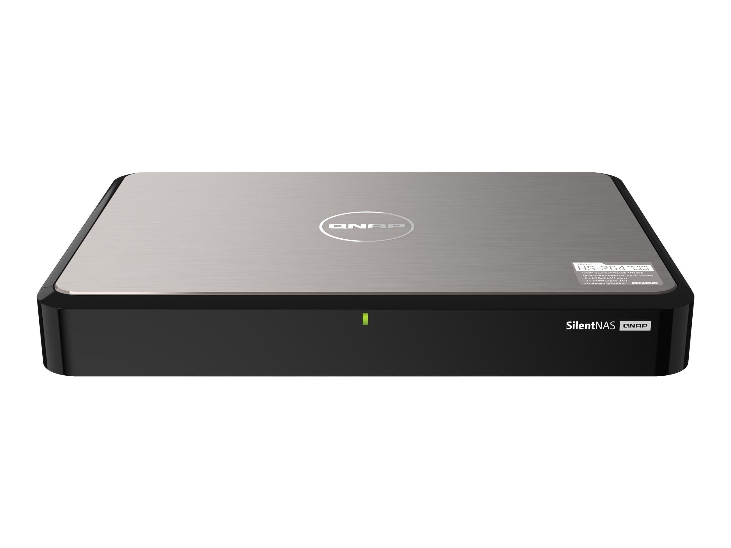 QNAP HS-264-8G NAS-Server Vorderansicht