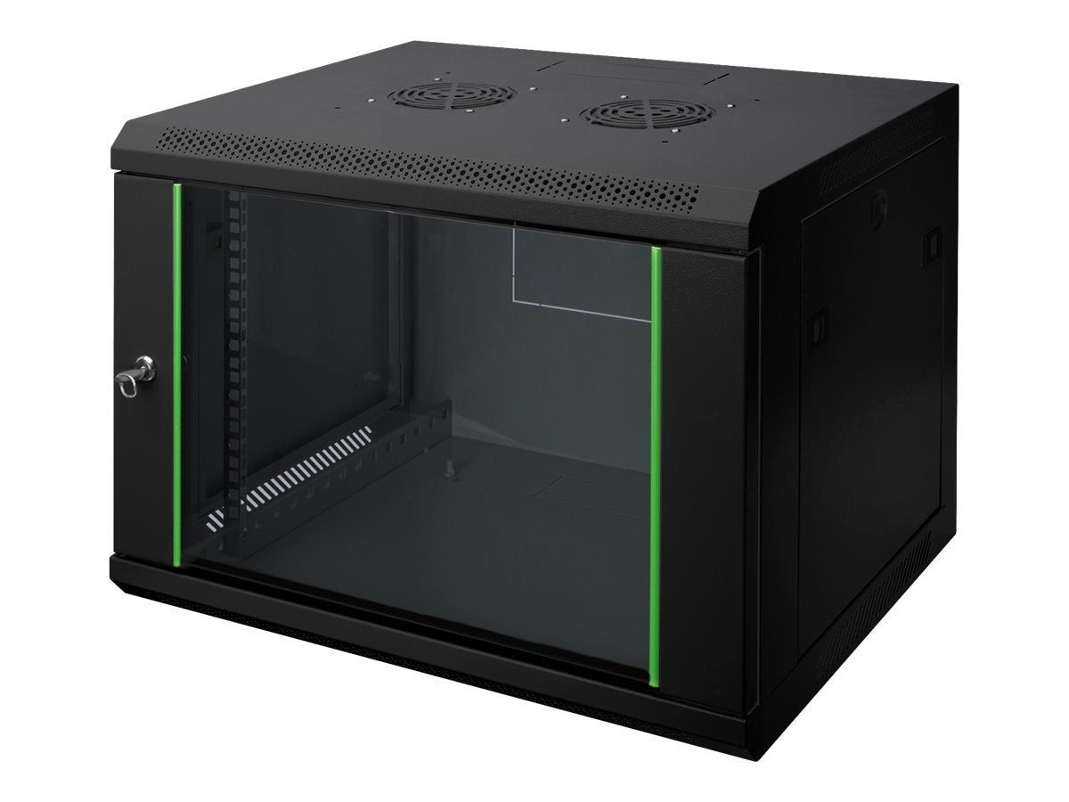 DIGITUS DN-19 07-U-EC-SW Wandgehäuse Vorderansicht