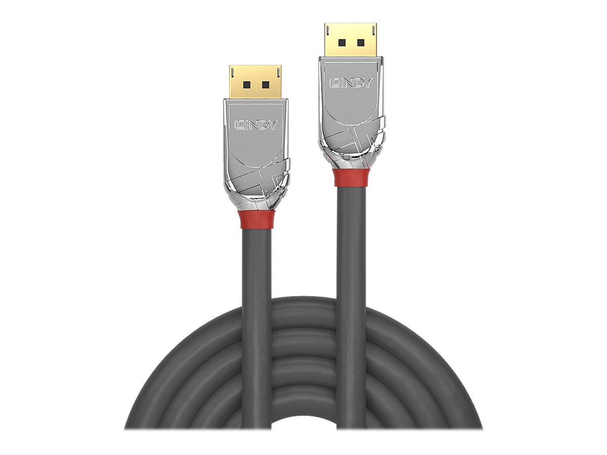 LINDY 5m DisplayPort Kabel Cromo Line Vorderansicht