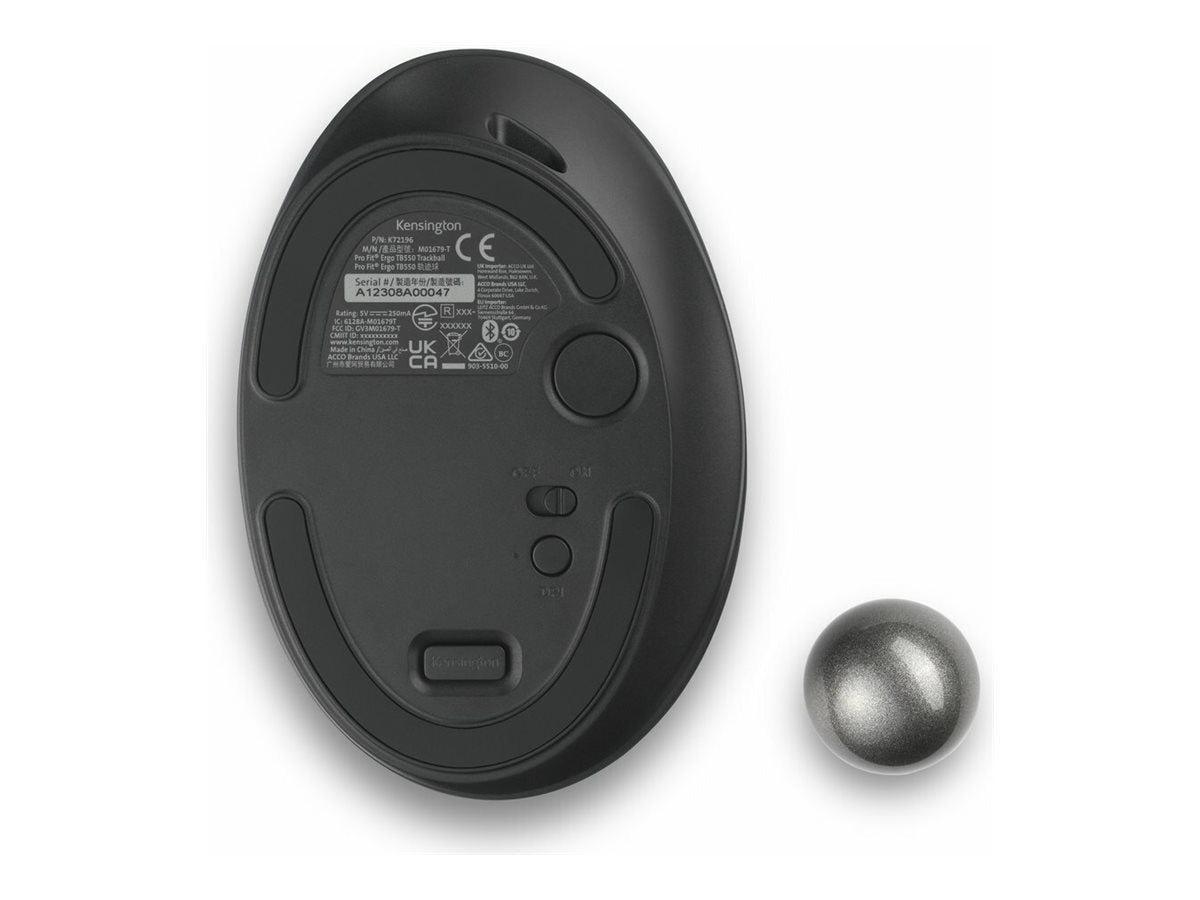 KENSINGTON Trackball Pro Fit Ergo TB550 Vorderansicht