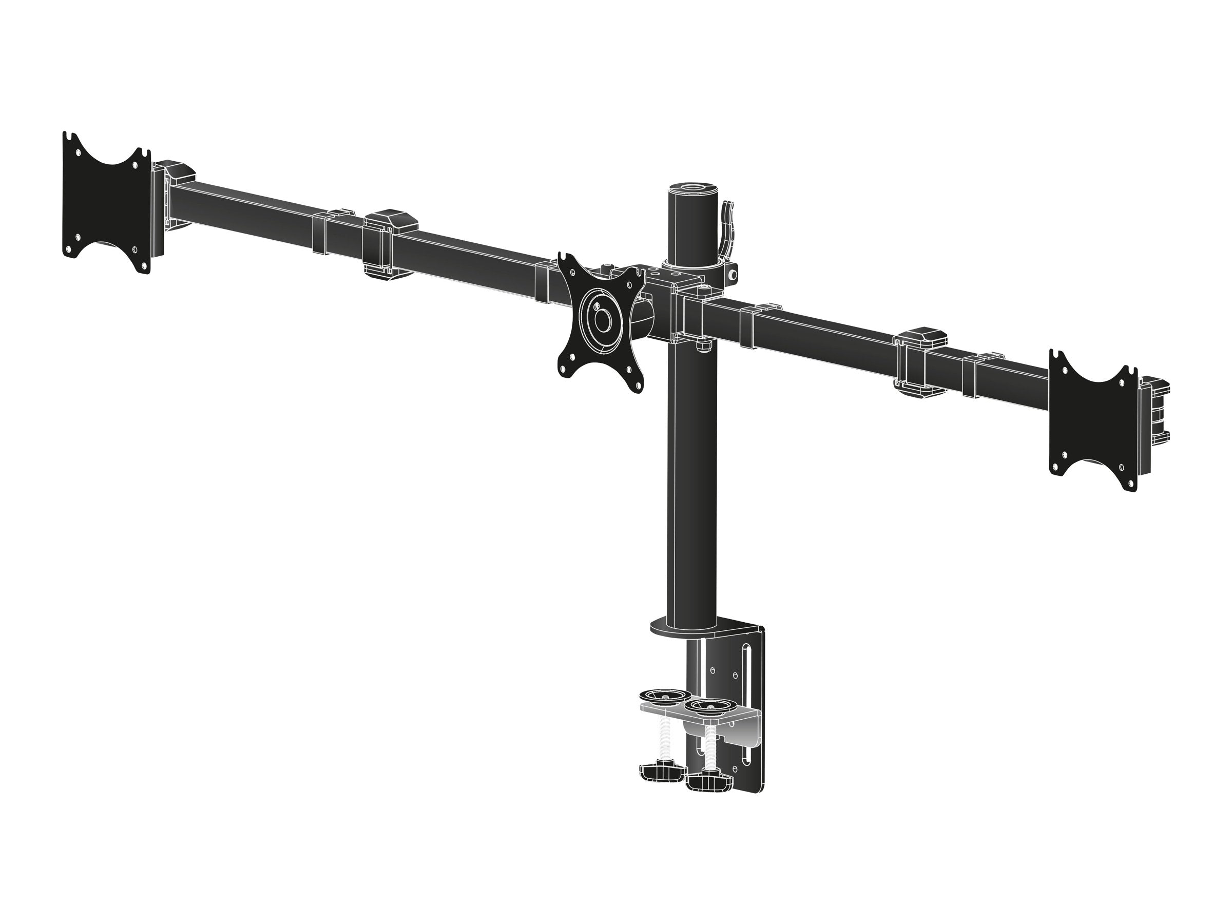 IIYAMA DS1003C-B1 Flexible Desk Mount Vorderansicht