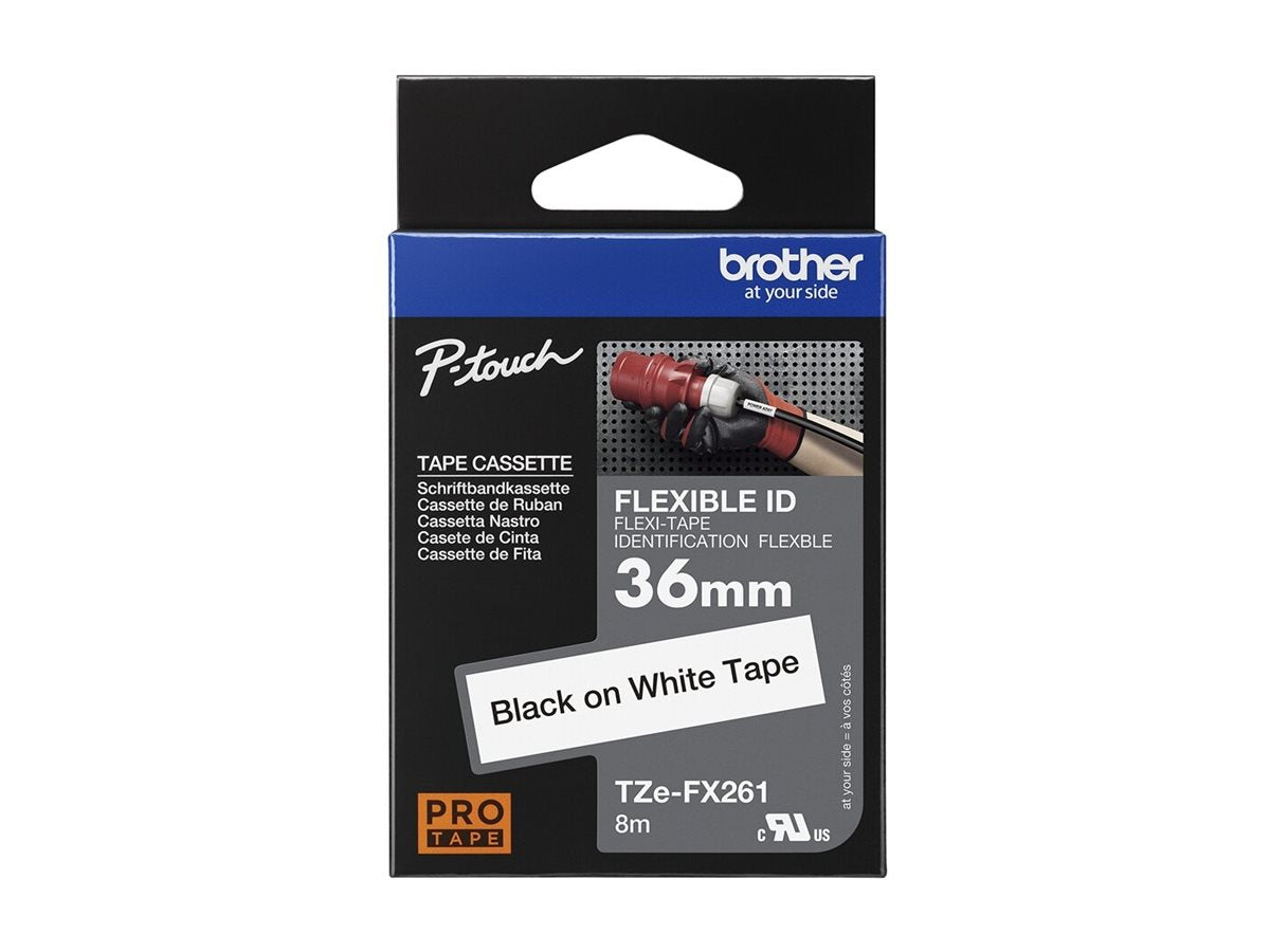BROTHER P-Touch TZE-FX261 Flexitape Vorderansicht