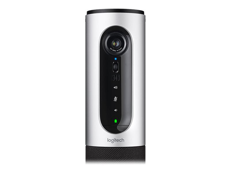 LOGITECH ConferenceCam Connect Silver USB Seitenansicht