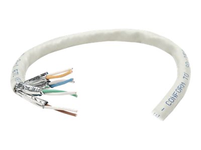 INTELLINET Cat6 S/FTP Installationskabel 305 m Spender-Box Grau - Verpackung