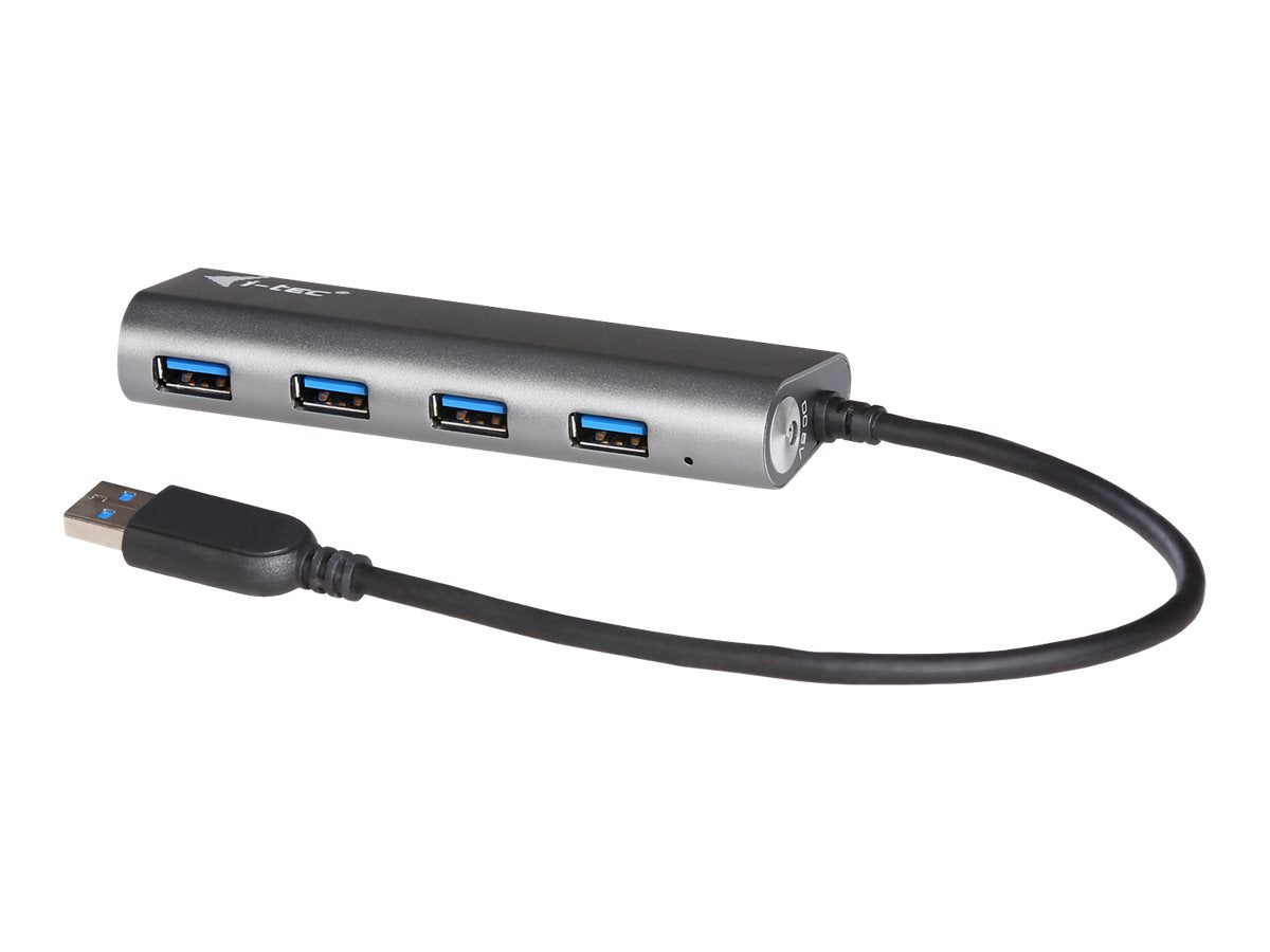 I-TEC USB 3.0 Metal Charging HUB 4 Port Vorderansicht