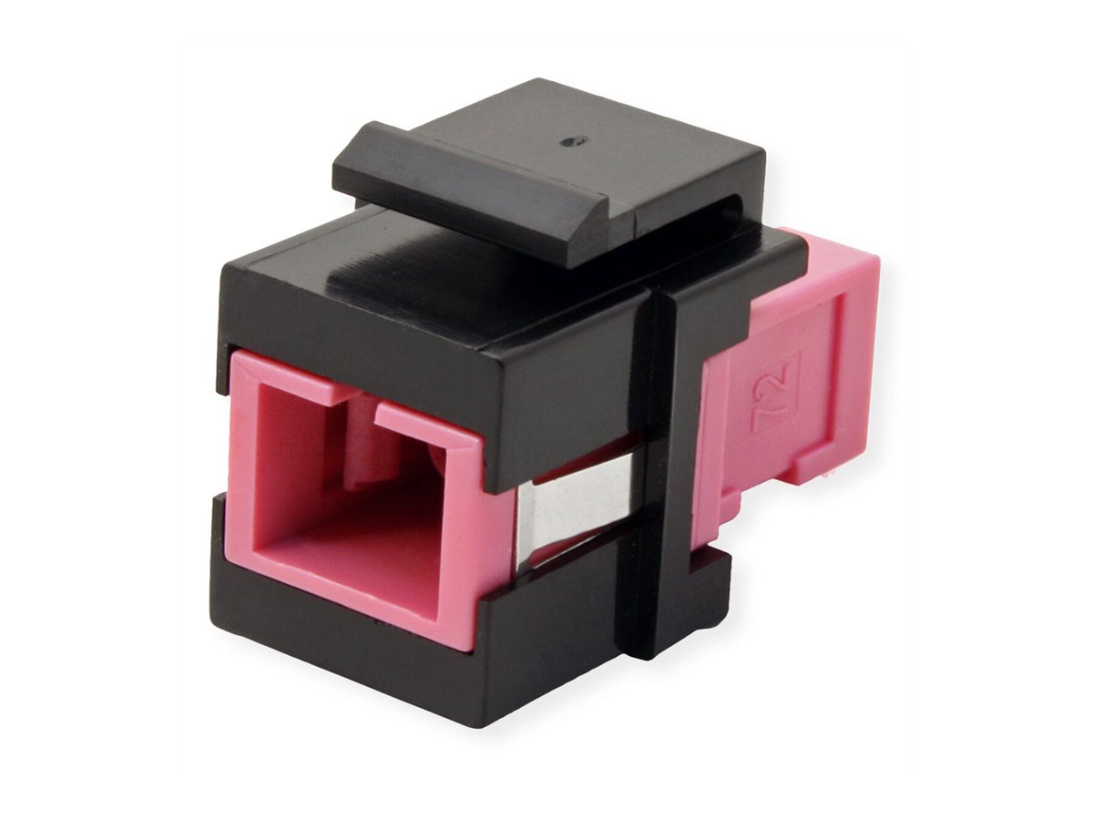 ROLINE Keystone LWL-Adapter SC/SC Simplex Multimode OM4 Verpackung