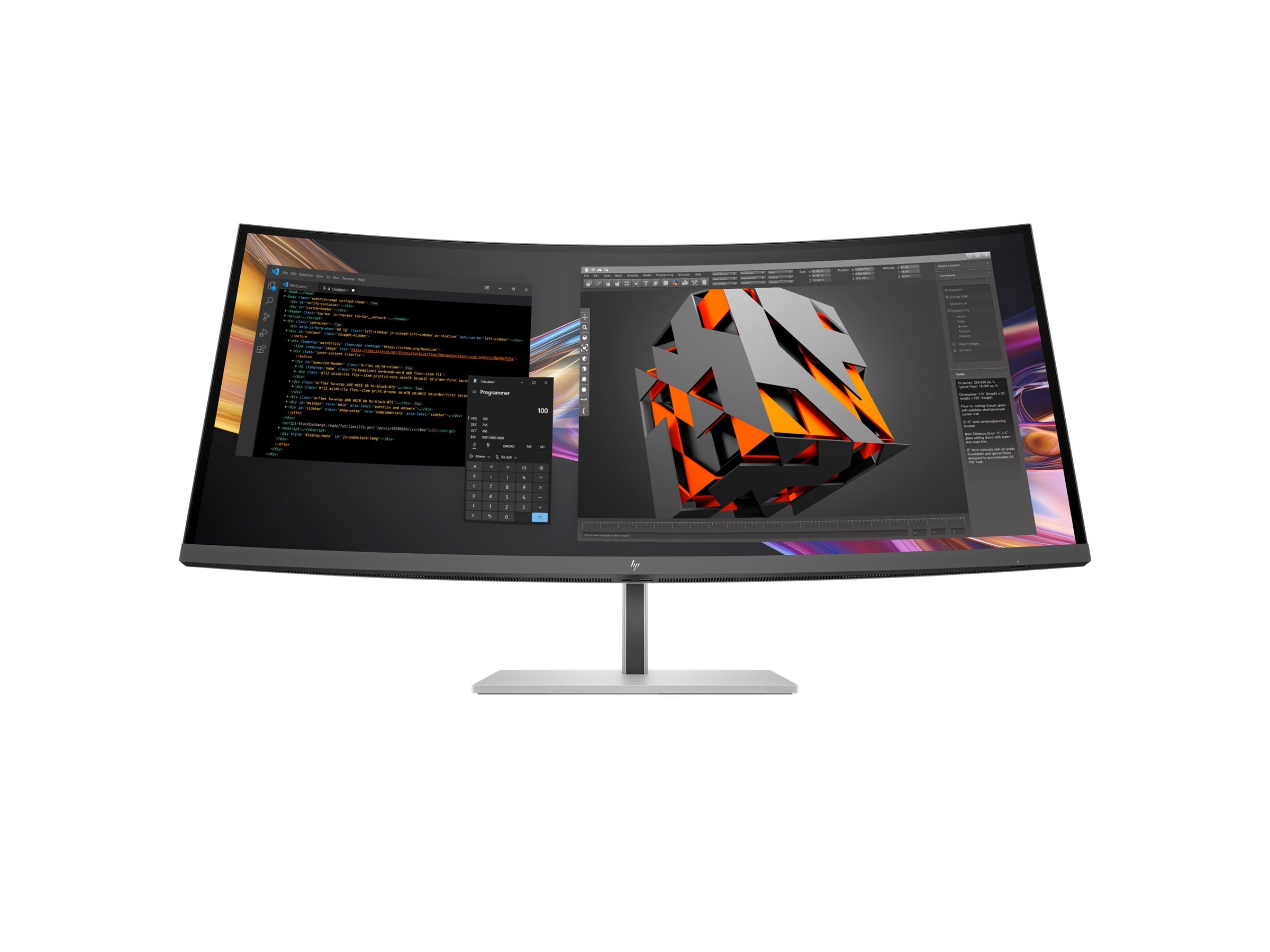 HP 738pu Monitor Vorderansicht