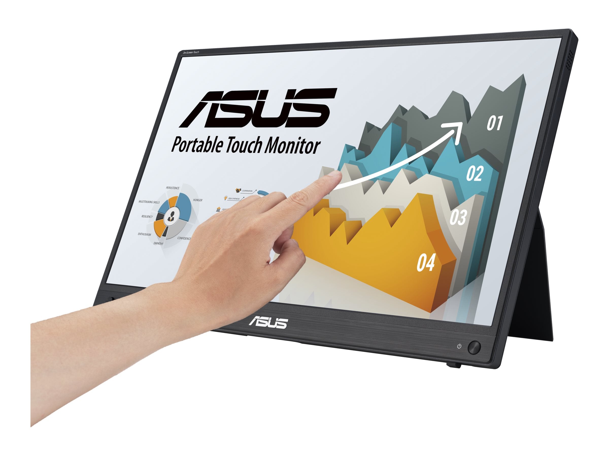 ASUS ZenScreen Touch MB16AMTR Vorderansicht