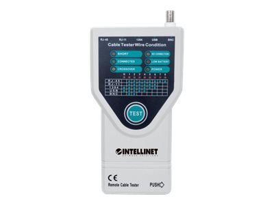INTELLINET 5-in-1 Kabeltester mit Transporttasche