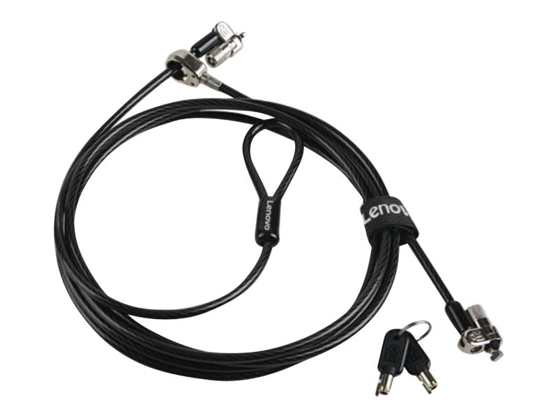 LENOVO PCG Keylock Kensington MicroSaver 2.0 Twin Cable Lock - Vorderansicht